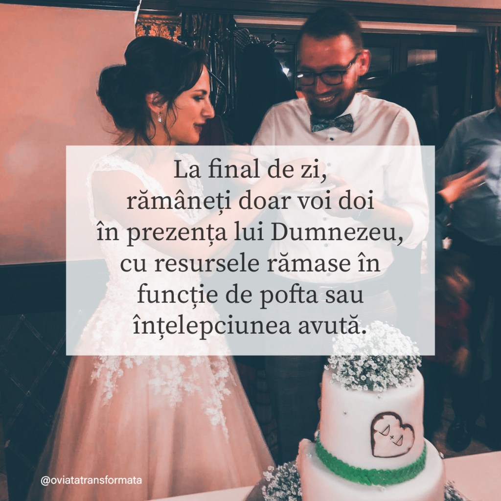 La final de zi, rămâneți doar voi doi în prezența lui Dumnezeu.