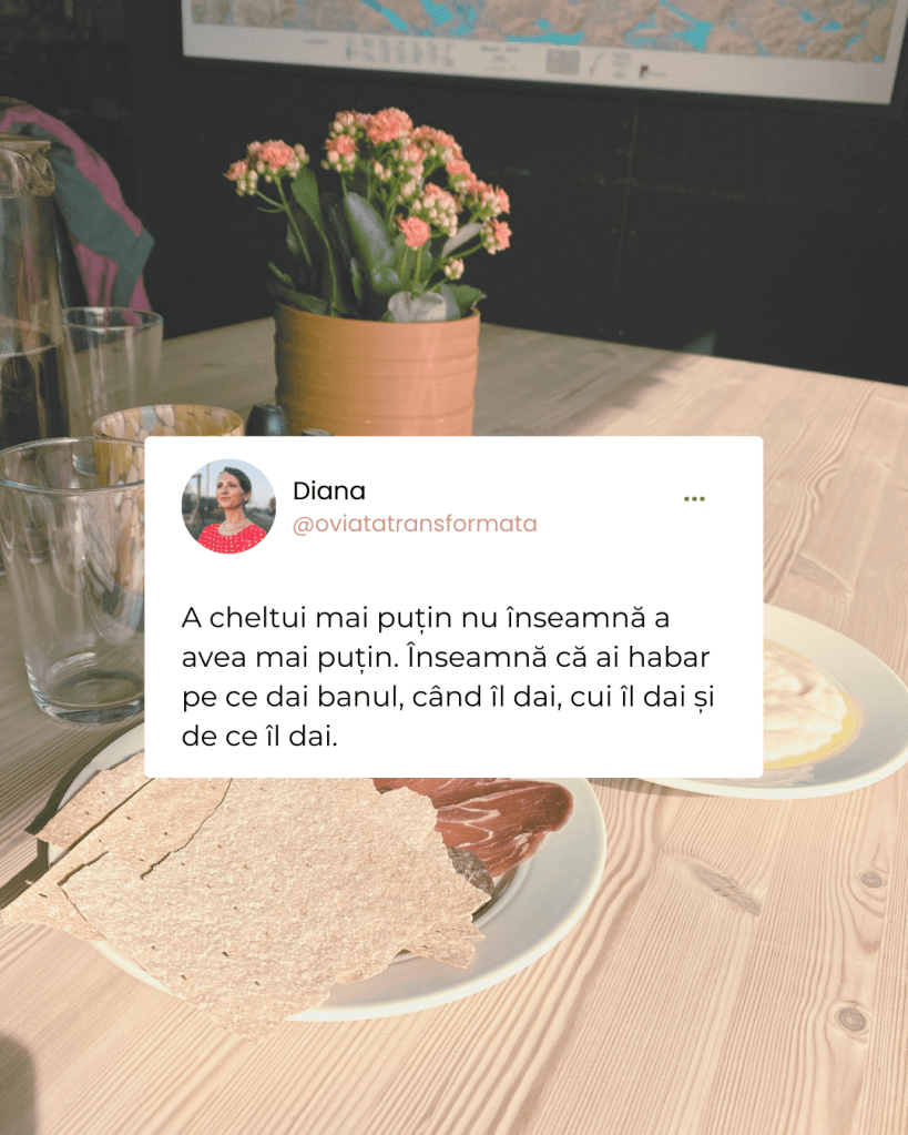 A cheltui mai puțin nu înseamnă a avea mai puțin.